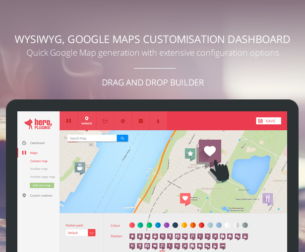 Hero Maps Premium - Complemento receptivo de Google Maps - 5